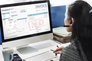 Invoice Bill Paid Payment Financial Account Concept